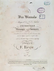 Eröffnung der komischen Oper Fra Diavolo, oder Das Wirtshaus von Terracine von D. F. Auber