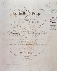 Eröffnung der Oper La muette de Portici von D. F. Auber