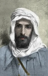 Pierre Paul François Camille Savorgnan de Brazza (1852-1905) französischer Entdecker in Afrika - Porträt von Pietro Paolo Savorgnan di Brazza oder Pierre Paul François Camille Savorgnan de Brazza auf Französisch (1852-1905) Generalgouverneur von Französisc