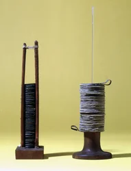 Batterie von Alessandro Volta, erfunden 1800