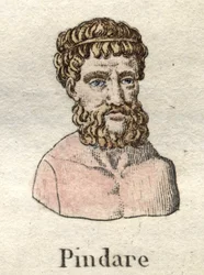 Pindar (518-v. 438 v. Chr.), griechischer Operndichter.