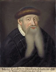 Porträt von Johannes Gutenberg