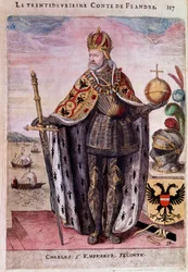 Ganzkörperporträt von Karl V.