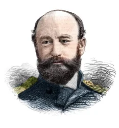 Porträt von Admiral Sir George Strong Nares, Royal Navy Offizier und Arktisforscher