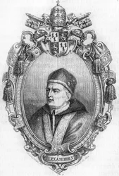 Porträt von Alexander VI. (1431-1503).