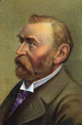 Porträt von Alfred Berhard Nobel, schwedischer Chemiker