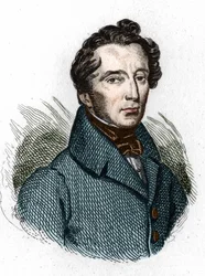 Porträt von Alphonse de Lamartine (1790-1869), französischer Dichter.
