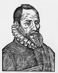 Porträt von Ambroise Paré (1509-1590), französischer Chirurg.