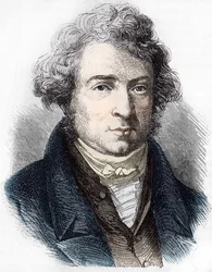 Porträt von André Marie Ampère (1775 - 1836), französischer Physiker