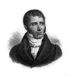 Porträt von André Marie Jean Jacques Dupin (1783-1865), französischer Richter und Politiker, Kupferstich des 19. Jahrhunderts