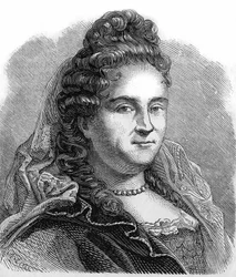 Porträt von Anne Lefebvre, Mme Dacier. Französische Gelehrte (1647-1720).