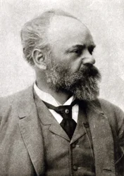 Porträt von Anton (Antonín) Dvořák (1841-1904), tschechischer Komponist.