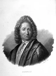 Porträt von Arcangelo Corelli (1653 - 1713)