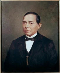 Porträt von Benito Pablo Juarez (mexikanischer Staatsmann und Revolutionär)