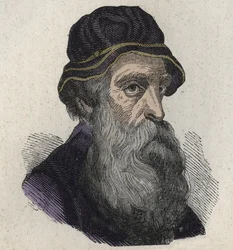 Porträt von Benvenuto Cellini, dem italienischen Renaissance-Bildhauer, Goldschmied, Bildhauer und Autor 1500-1571