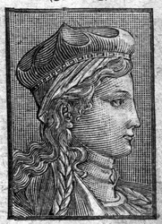 Porträt von Brunehaut (oder Brunehilde) (ca. 534-613), Ehefrau von Sigebert I.