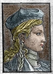 Porträt von Brunehaut oder Brunehilde (ca. 534-613), Ehefrau von Sigebert I.
