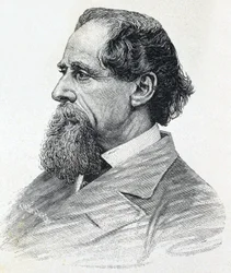 Porträt von Charles Dickens