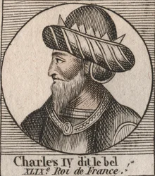 Porträt von Karl IV. der Schöne