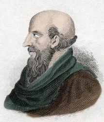 Porträt von Chrysippos von Soli, stoischer Philosoph (280-206 v. Chr.) (19. Jahrhundert)