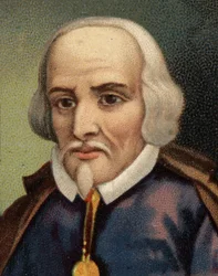 Porträt von Don Pedro Calderon de la Barca (1600-1681), spanischer Dramatiker.