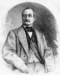 Porträt von Elie Berthet, französischer Schriftsteller des 19. Jahrhunderts