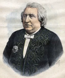 Porträt von Ernest Renan in der Kleidung eines Akademikers