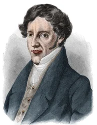 Porträt von Franz Grillparzer (1791-1872), österreichischer Dramatiker