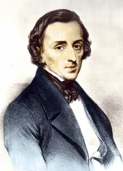 Porträt von Frédéric Chopin (1810-1849), polnischer Komponist.