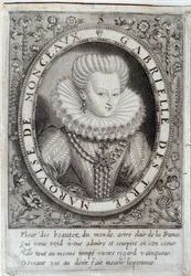 Porträt von Gabrielle d