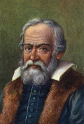 Porträt von Galileo Galilei genannt Galilei, italienischer Astronom (1564-1642)