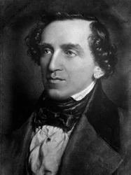 Porträt von Giacomo Meyerbeer (Gravur)