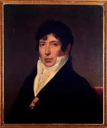 Porträt von Girolamo Crescentini (1762-1846) Italienischer Kastrat. Anonymes Gemälde. 19. Jahrhundert. Bologna, Civico Museo Bibliografico