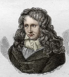 Porträt von Henri Bernardin de Saint Pierre (Saint-Pierre oder St-Pierre), französischer Schriftsteller (1737-1814). Gravur aus dem Jahr 1835.