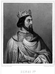 Porträt von Heinrich I. (ca. 1008-1060), König von Frankreich - in „Histoire des Français“ von Lavallée, Gravur, sd.