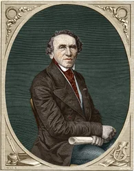 Porträt von Jakob Liebmann Meyerbeer (1791-1864), deutscher Komponist
