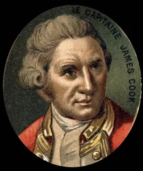 Porträt von James Cook, britischer Seefahrer