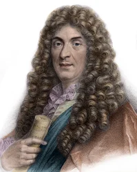 Porträt von Jean-Baptiste Lully - Gravur 19. Jahrhundert