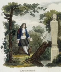 Porträt von Jean de la Fontaine