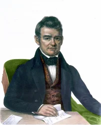 Porträt von John Ross, Gravur 1843