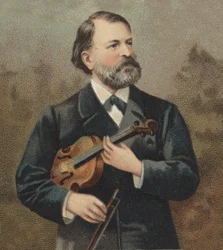 Porträt von Joseph (Jos) Joachim (1831-1907), ungarischer (österreichisch-ungarischer) Violinist und Komponist jüdischer Herkunft