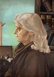 Porträt von Joseph Jérôme Lefrançois de Lalande, französischer Astronom (1732-1807). Aus „La Ciencia y sus Hombres“ von Louis Figuier. Barcelona 1881