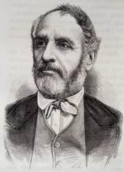 Porträt von Louis Charles Delescluze, französischer Journalist und Politiker (1809-1871)
