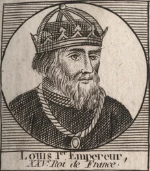 Porträt von Ludwig I dem Frommen