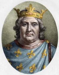 Porträt Ludwigs VI. des Dicken (1081 - 1137), König von Frankreich