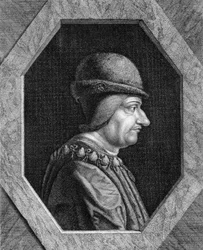 Porträt von Ludwig XI. (1423 - 1483), König von Frankreich
