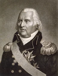 Porträt von Ludwig XVIII. (1755 - 1824), König von Frankreich