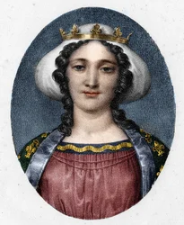 Porträt von Margarete von der Provence (1221 - 1295), Königin von Frankreich