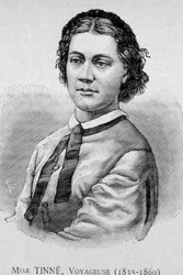 Porträt von Miss Tinné, Reisende (1835 - 1869)
