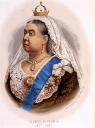 Porträt von Königin Victoria von England, Ende des 19. Jahrhunderts